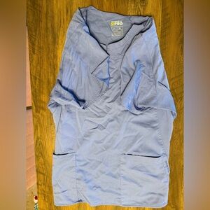 WonderWink Pro Light Blue Scrub Top
